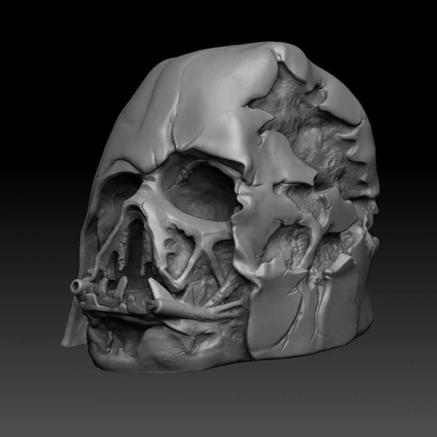 Darth Vader Melted Mask